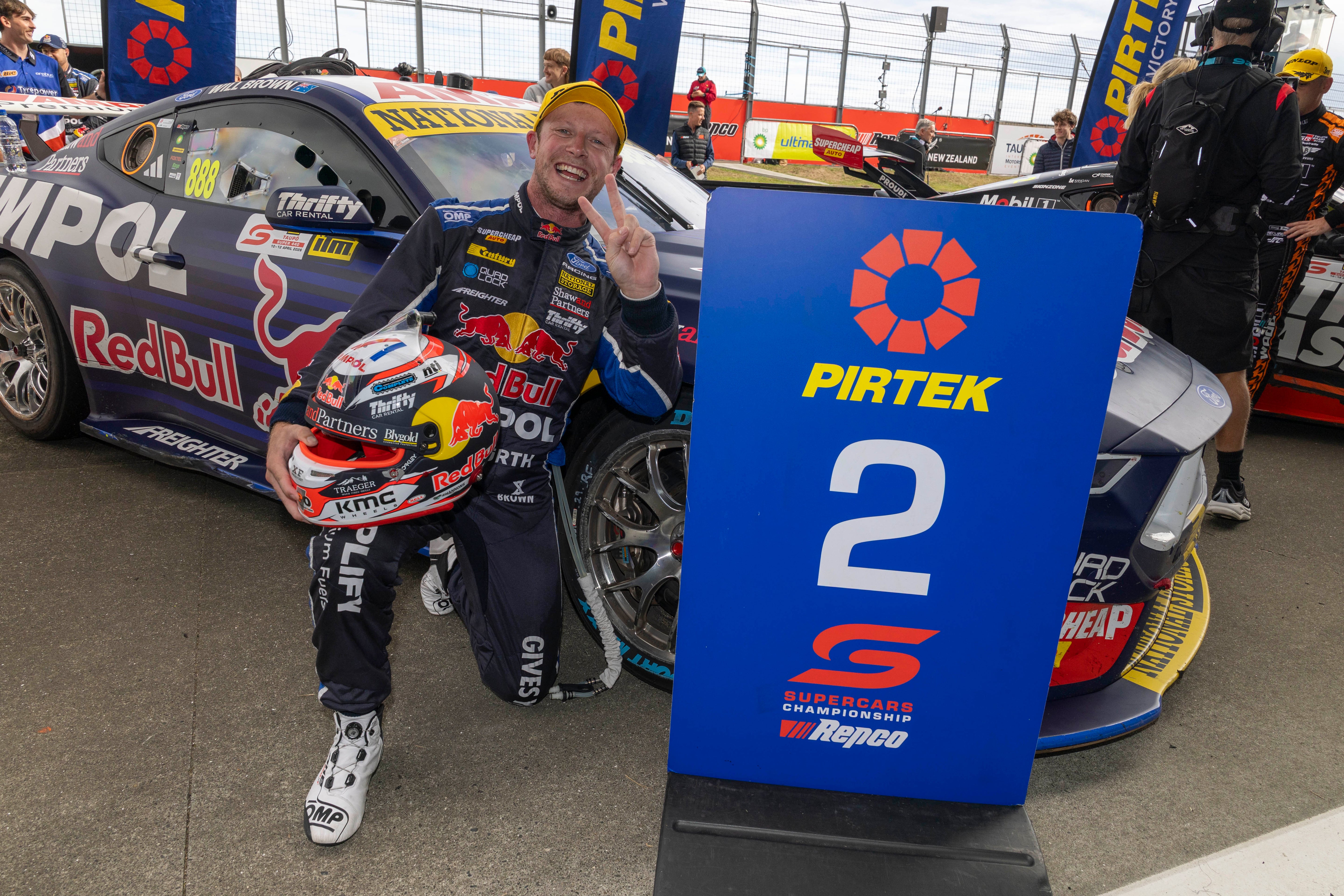 Podium for Brown at shortened Taupo Super440