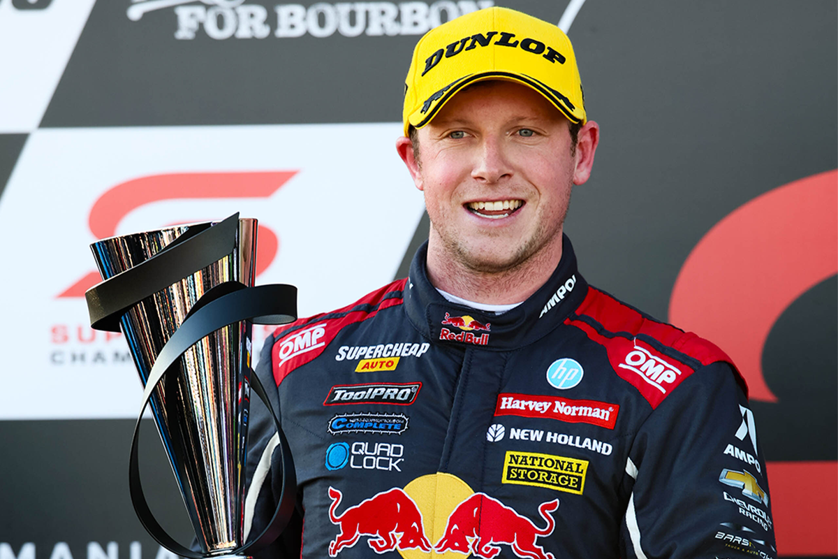 Race 18 podium for Brown in Tassie 🏆