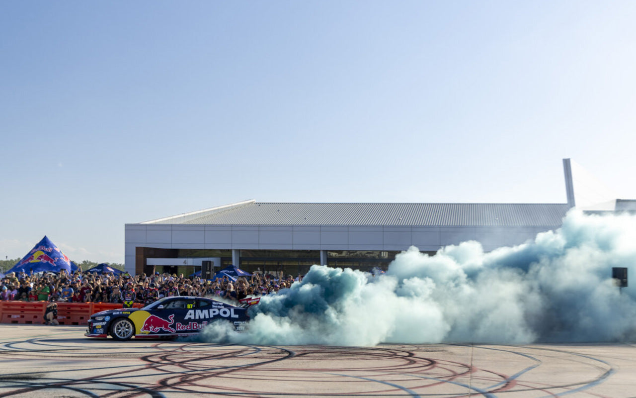 Red Bull Ampol Racing’s 2024 livery ‘lands’ in Toowoomba 🛩️